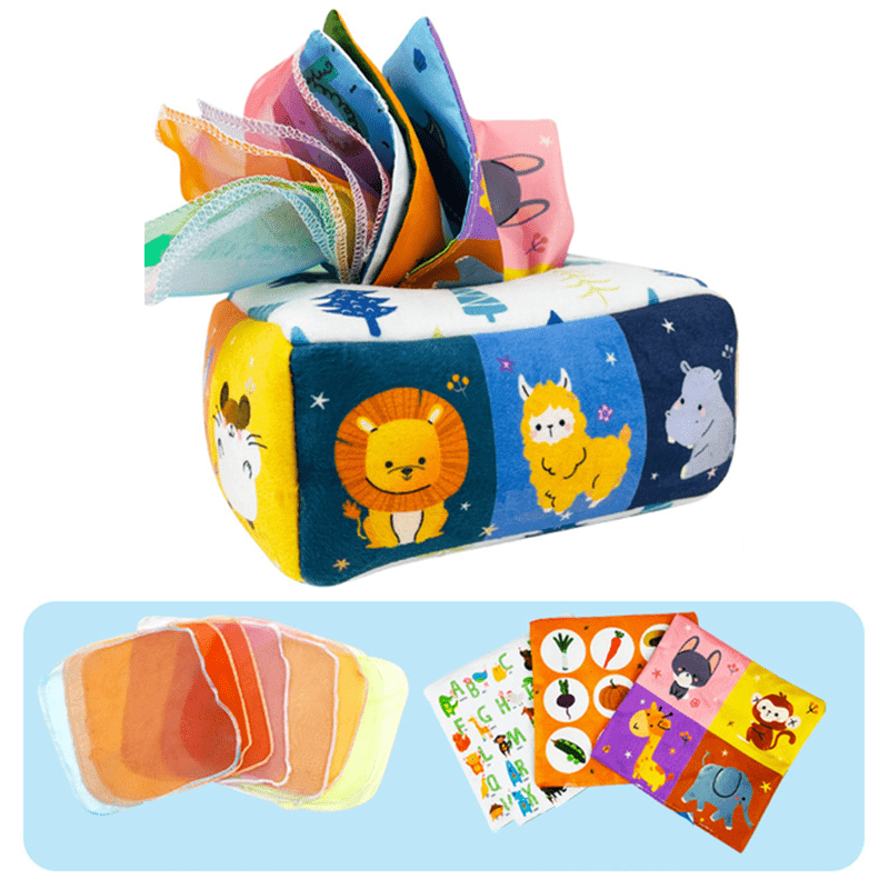 BrightTrail Montessori Felfedező Doboz Babáknak, Érzékszervi Játék és Tanulás