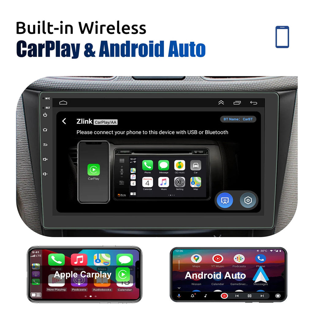 Sistema di navigazione wireless CarPlay con display da 10 pollici