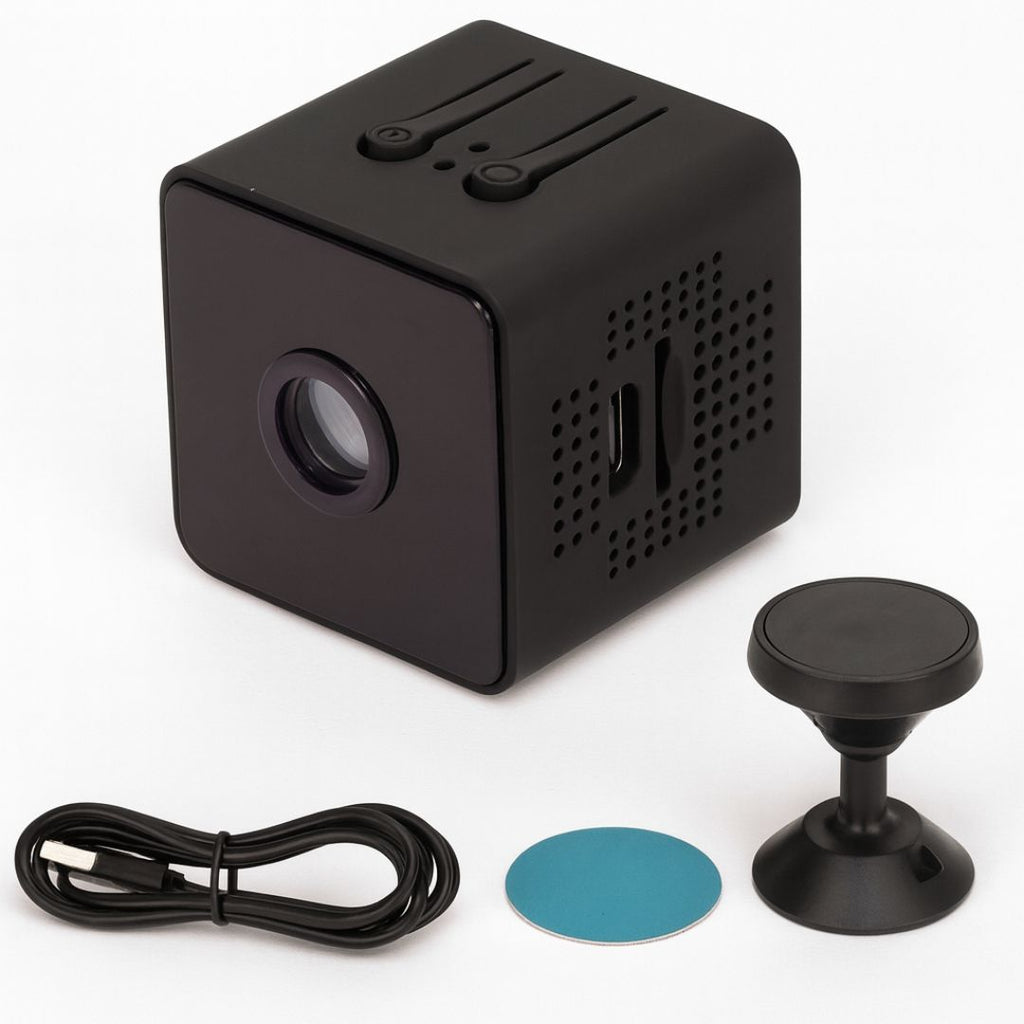Caméra de stationnement sans fil avec vision nocturne et support magnétique
