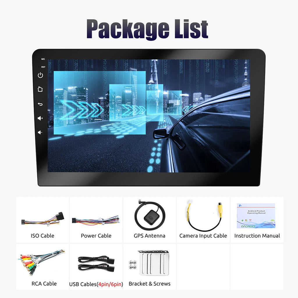 Sistema di navigazione wireless CarPlay con display da 10 pollici