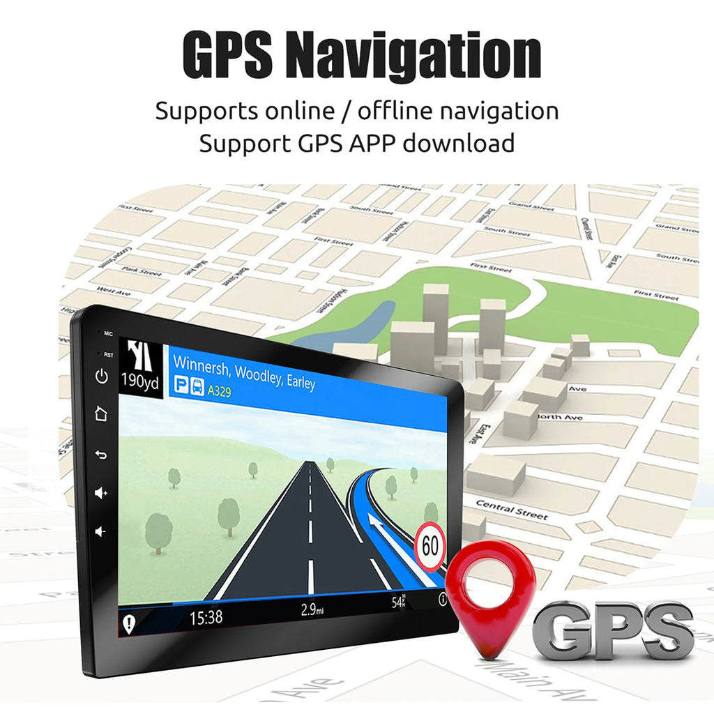 Sistema di navigazione wireless CarPlay con display da 10 pollici