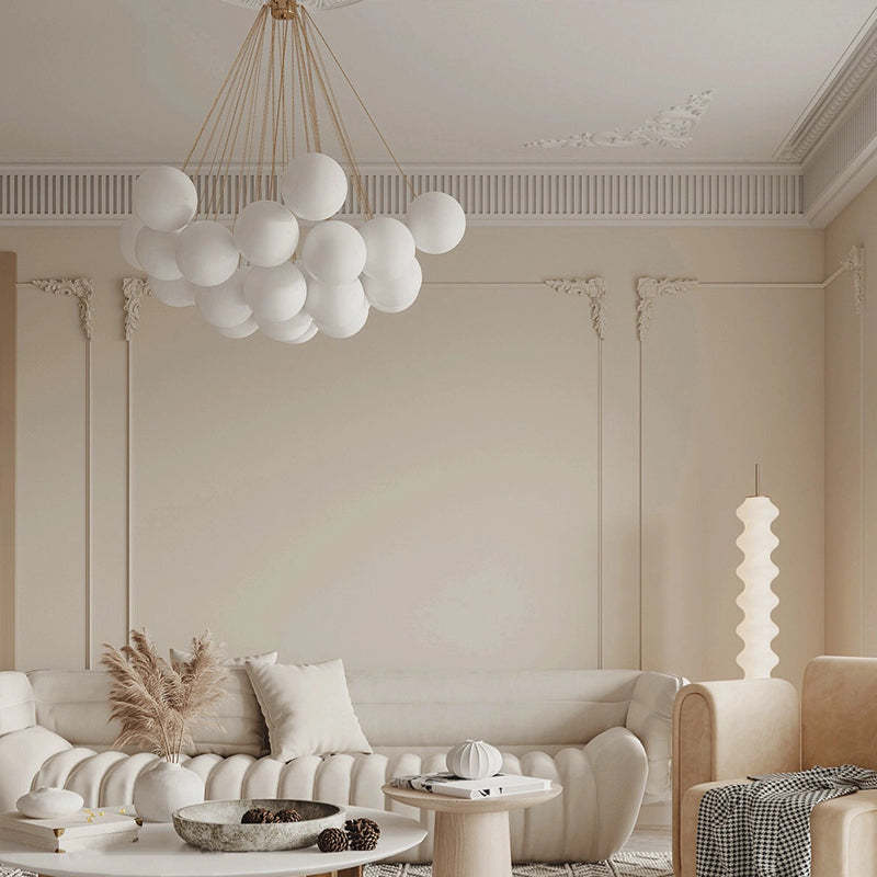 Aurea Designer Pendant Lamp in Metal and Glass for Modern Rooms