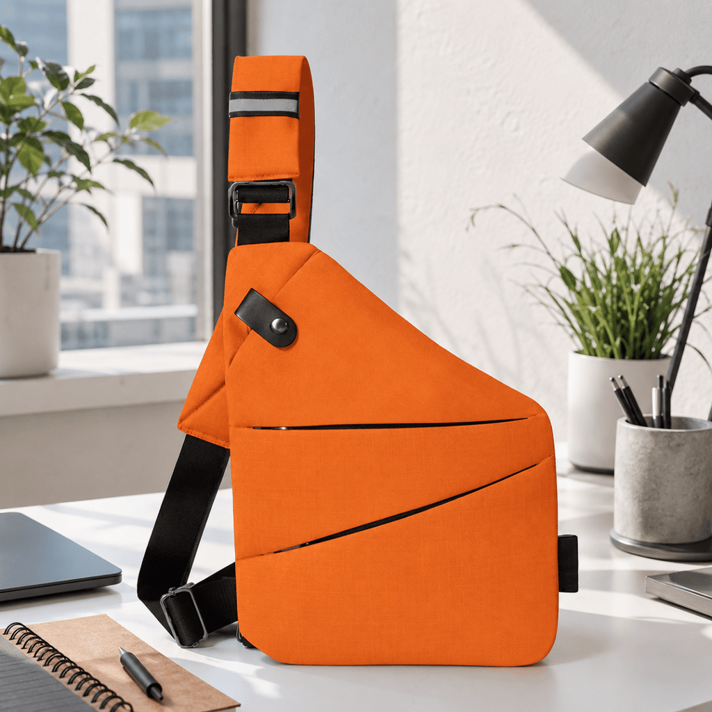 Bolso bandolera TRAVGUARD con protección RFID y diseño repelente al agua