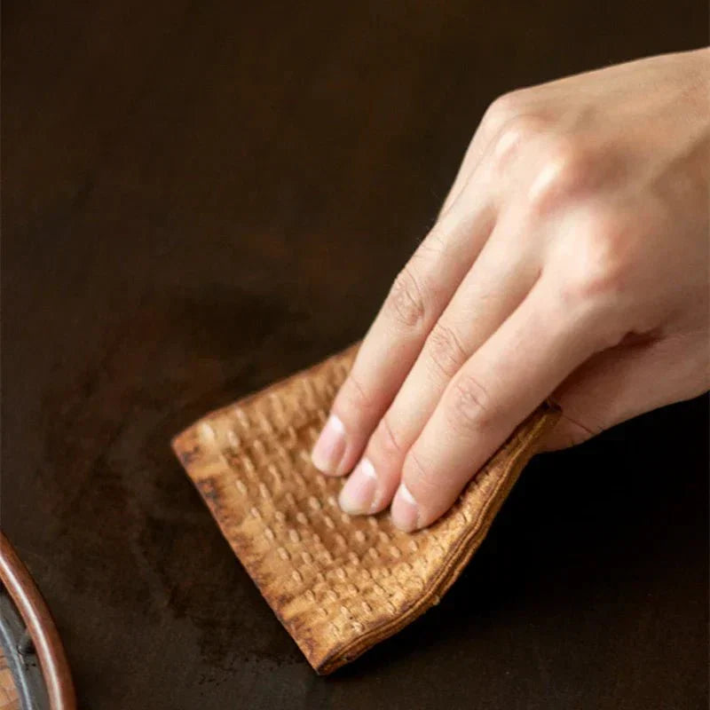 EARTHCHA Linen Dishcloth For Japanese Tea Ceremonies