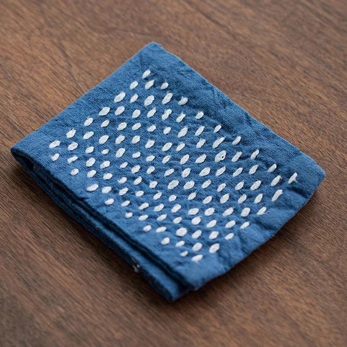 EARTHCHA Linen Dishcloth For Japanese Tea Ceremonies