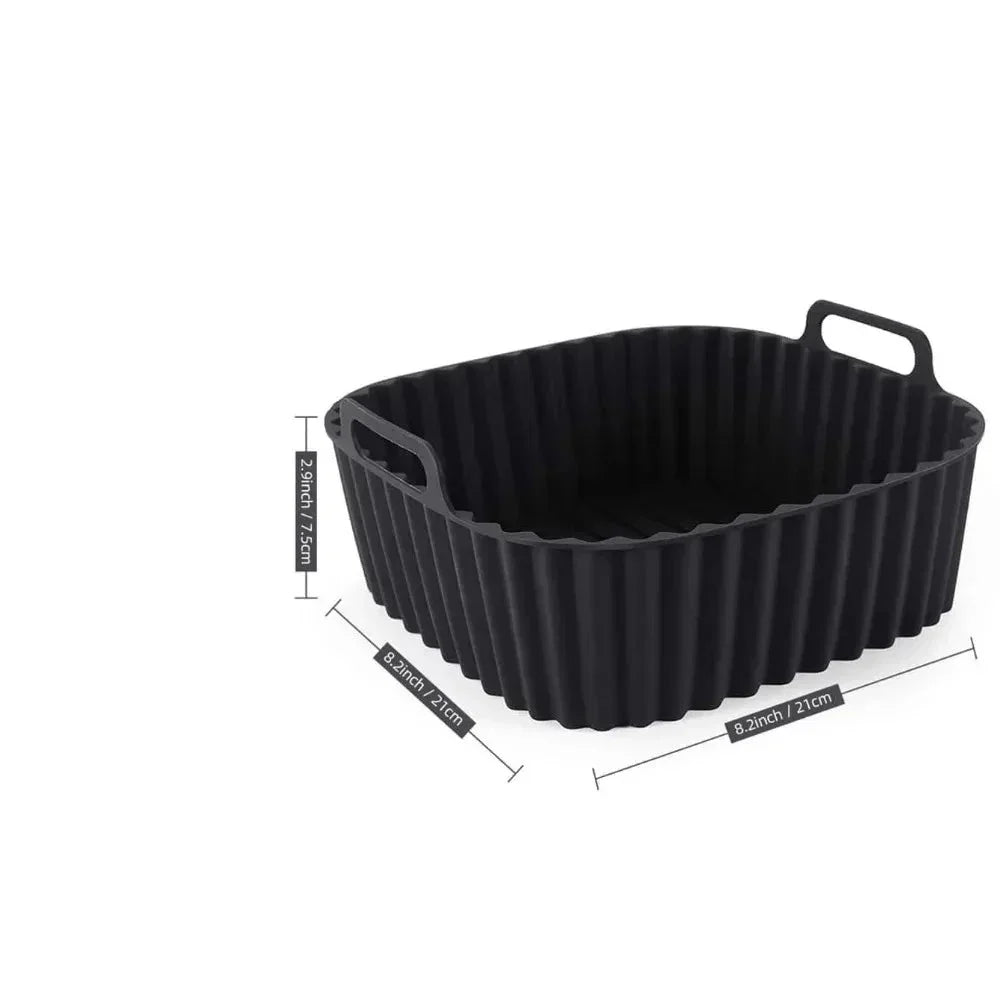 EASYFRY LINER Prémiové silikonové podložky do fritézy pro trouby o objemu 4 až 7 kvart, nepřilnavé čtverce