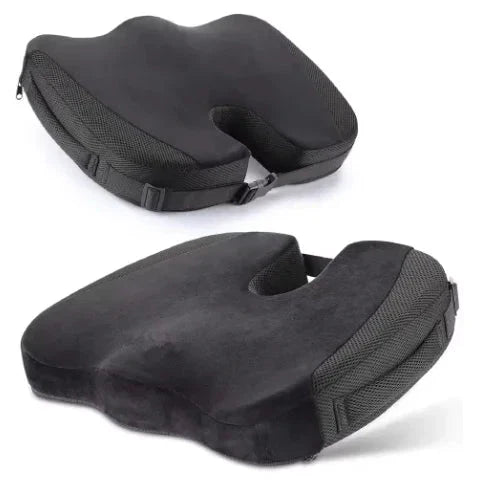 Polštář EASYSEAT Comfort pro úlevu kostrče s U tvarovanou paměťovou pěnou