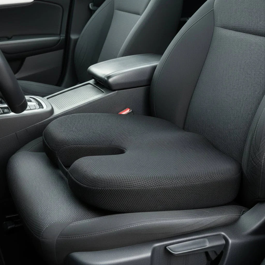 Polštář EASYSEAT Comfort pro úlevu kostrče s U tvarovanou paměťovou pěnou
