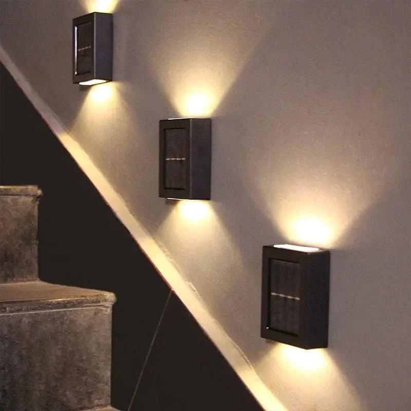 EcoBeam solární LED venkovní nástěnné svítidlo s bezdrátovým ovládáním IP65, teplé nebo bílé světlo