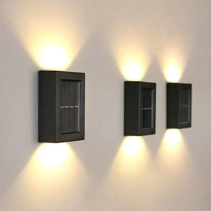 EcoBeam solární LED venkovní nástěnné svítidlo s bezdrátovým ovládáním IP65, teplé nebo bílé světlo