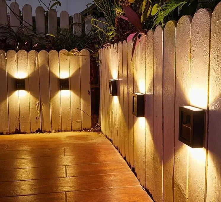 EcoBeam solární LED venkovní nástěnné svítidlo s bezdrátovým ovládáním IP65, teplé nebo bílé světlo