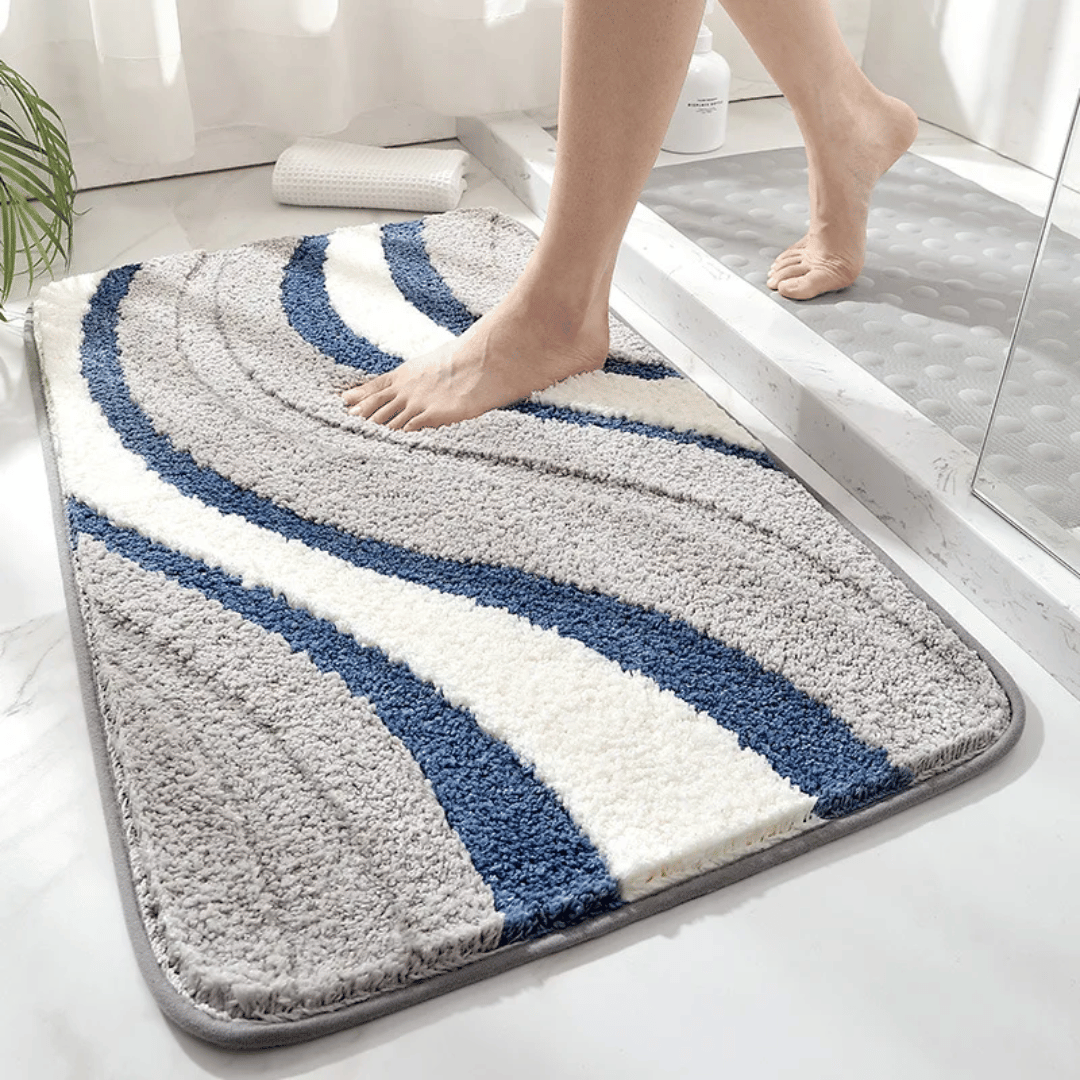 ECOFLOOR Protiskluzová organická rohož pro luxusní pohodlí v koupelně
