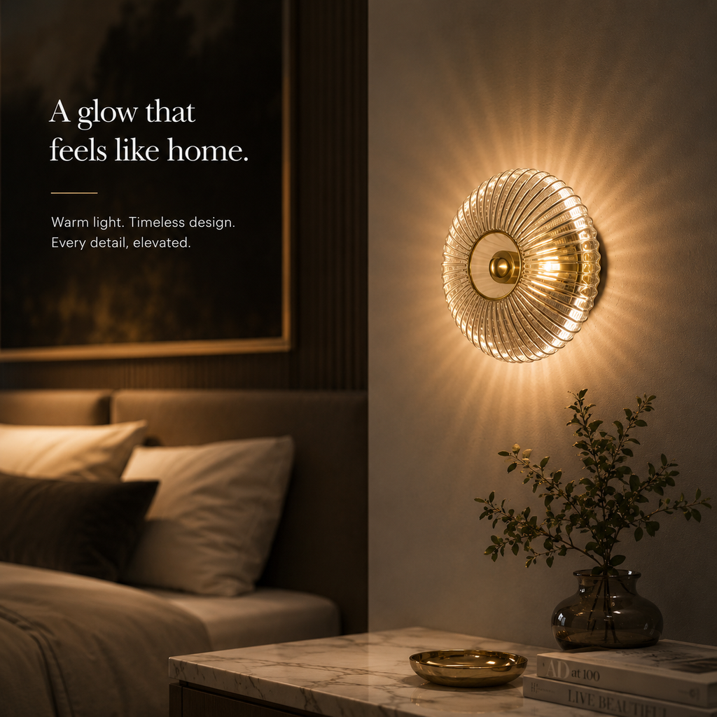 Nástěnné svítidlo Compagnien Glass Globe pro moderní interiéry