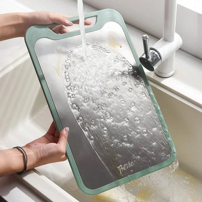 EdgeCraft Stainless Steel Double-Sided Cutting Board Nonstick Surface And Juice Groove