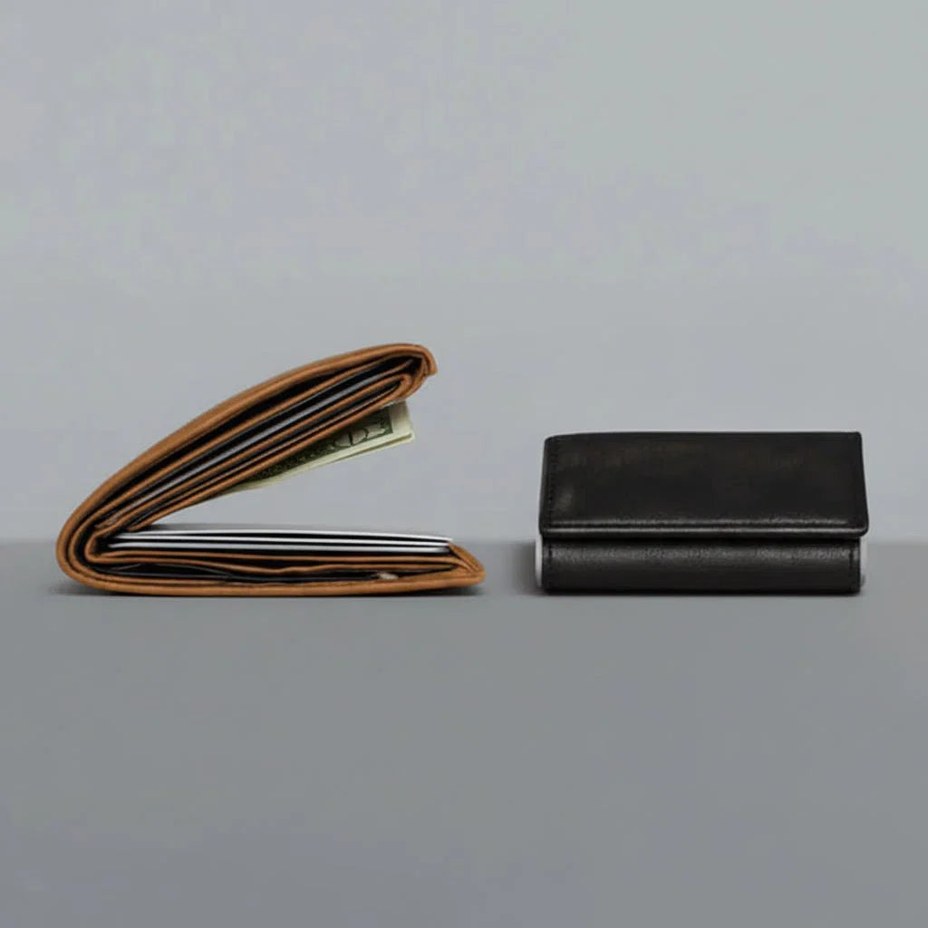 EDGELOCK Dvojitá RFID peněženka pro každodenní bezpečnostní nošení