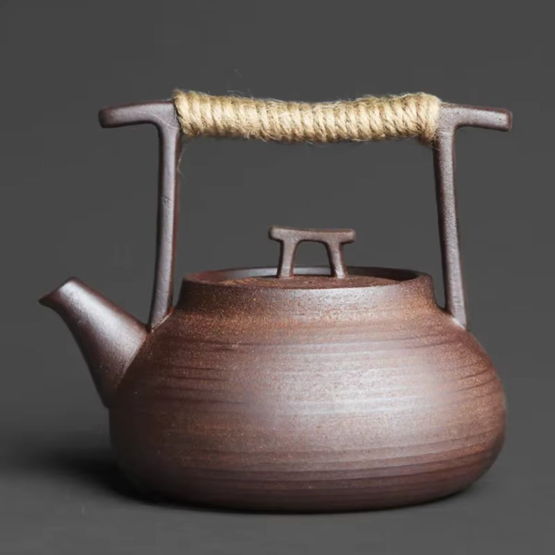 Ceramiczny czajnik CalmBrew 350 ml z podgrzewaczem, kompatybilny z kuchenką
