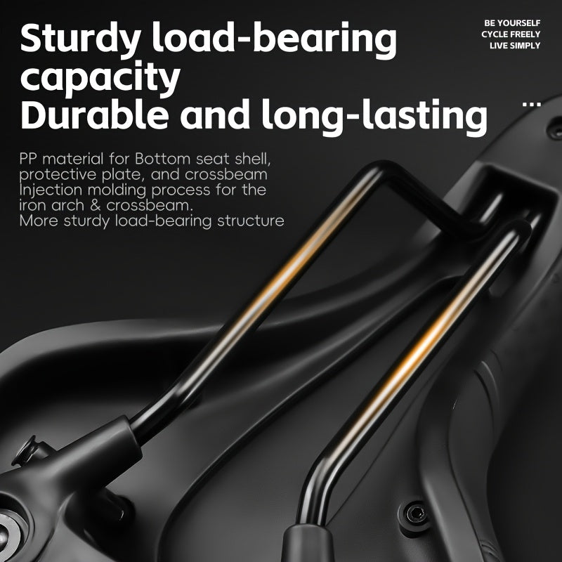 AirCush Inflatable Saddle With TPU Cushion For Long Rides