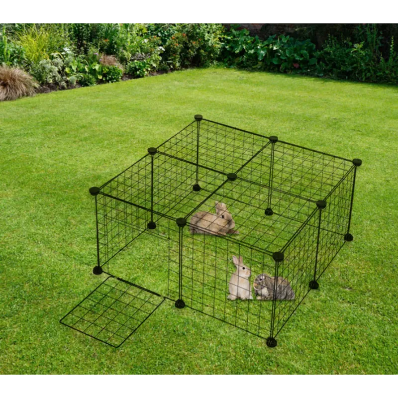 Wire Dog Kennel Flexible Indoor And Outdoor Playpen With Door