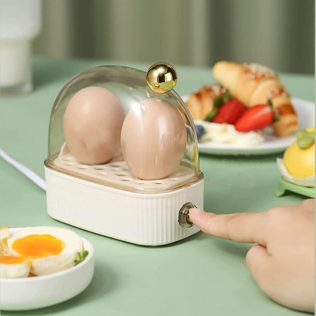 EGGFLAIR Bollitore Elettrico per Uova e Cuociuova con Tre Impostazioni di Cottura