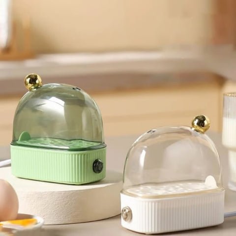 EGGFLAIR Bollitore Elettrico per Uova e Cuociuova con Tre Impostazioni di Cottura