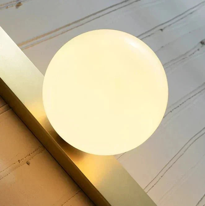 Aurelia Forgyllet glassstein vegglampe med LED G9-pære