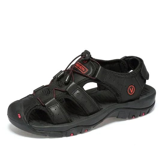 Sandales de marche pour homme EleganceUrban avec bout fermé et ajustement réglable