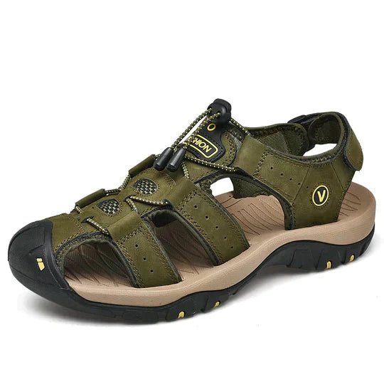 Sandales de marche pour homme EleganceUrban avec bout fermé et ajustement réglable