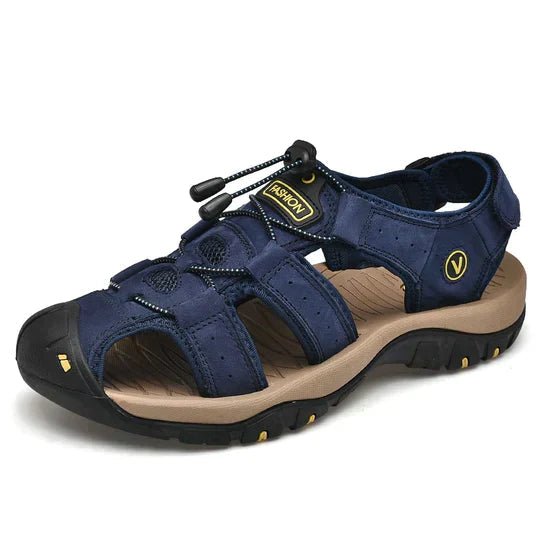 Sandales de marche pour homme EleganceUrban avec bout fermé et ajustement réglable