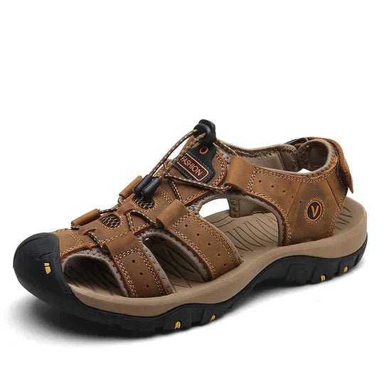 Sandales de marche pour homme EleganceUrban avec bout fermé et ajustement réglable