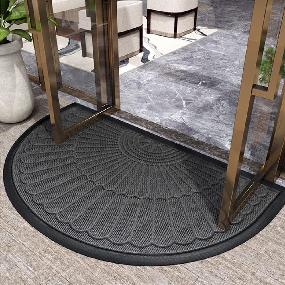 ENTRYZONE Antislip Halfronde Entree Mat voor Alle Weersomstandigheden