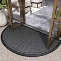 ENTRYZONE Antislip Halfronde Entree Mat voor Alle Weersomstandigheden