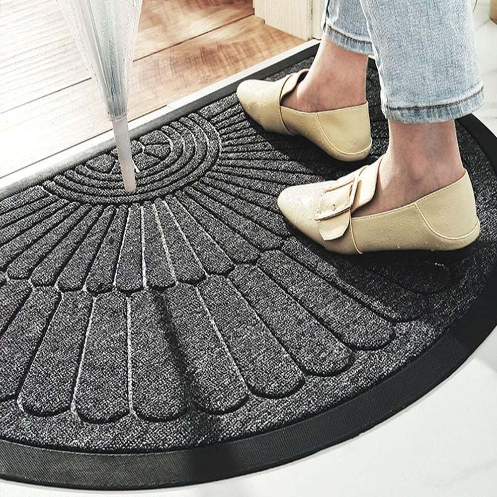 ENTRYZONE Antislip Halfronde Entree Mat voor Alle Weersomstandigheden