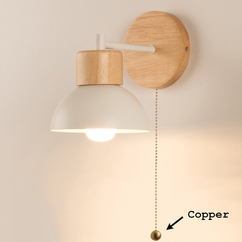 Liora Northwind Fugleformet silhuett Nordisk tre vegglampe med justerbar LED-arm