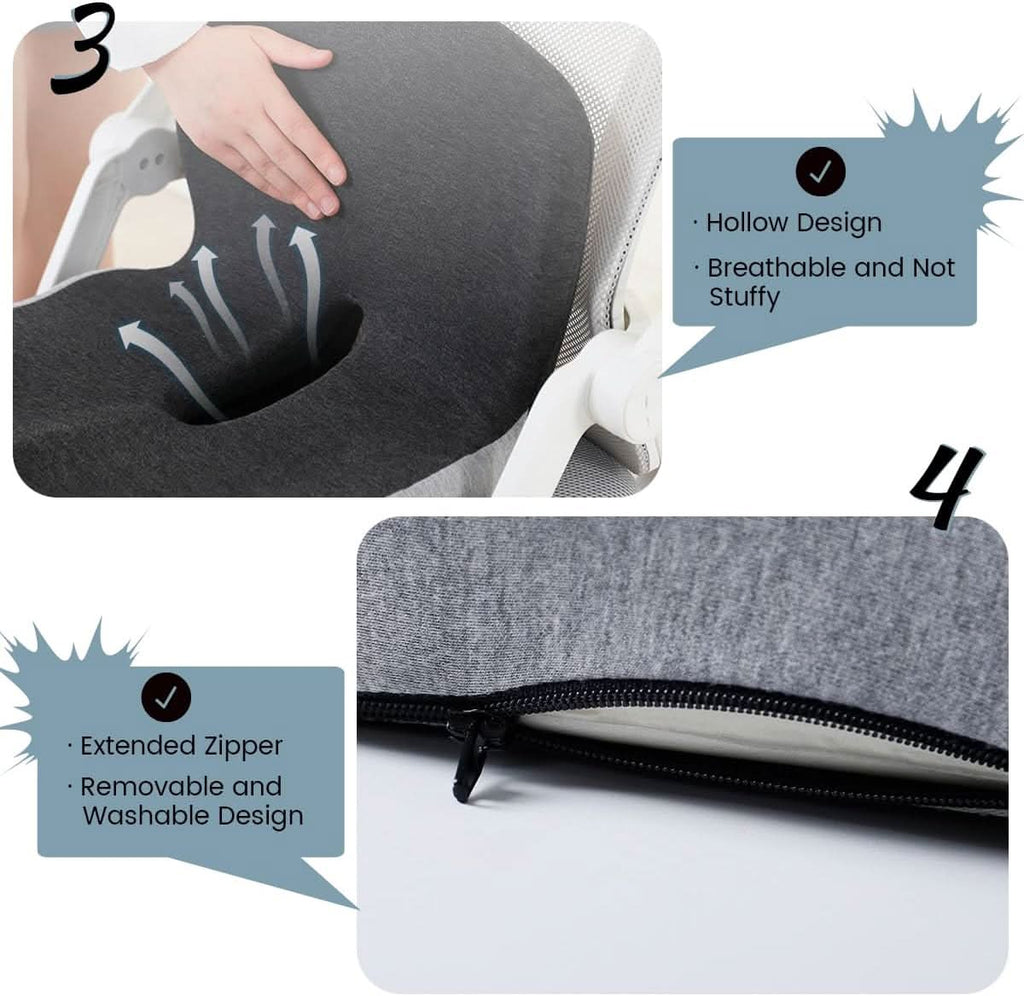 Cuscino per seduta in memory foam BodyForm per comfort quotidiano