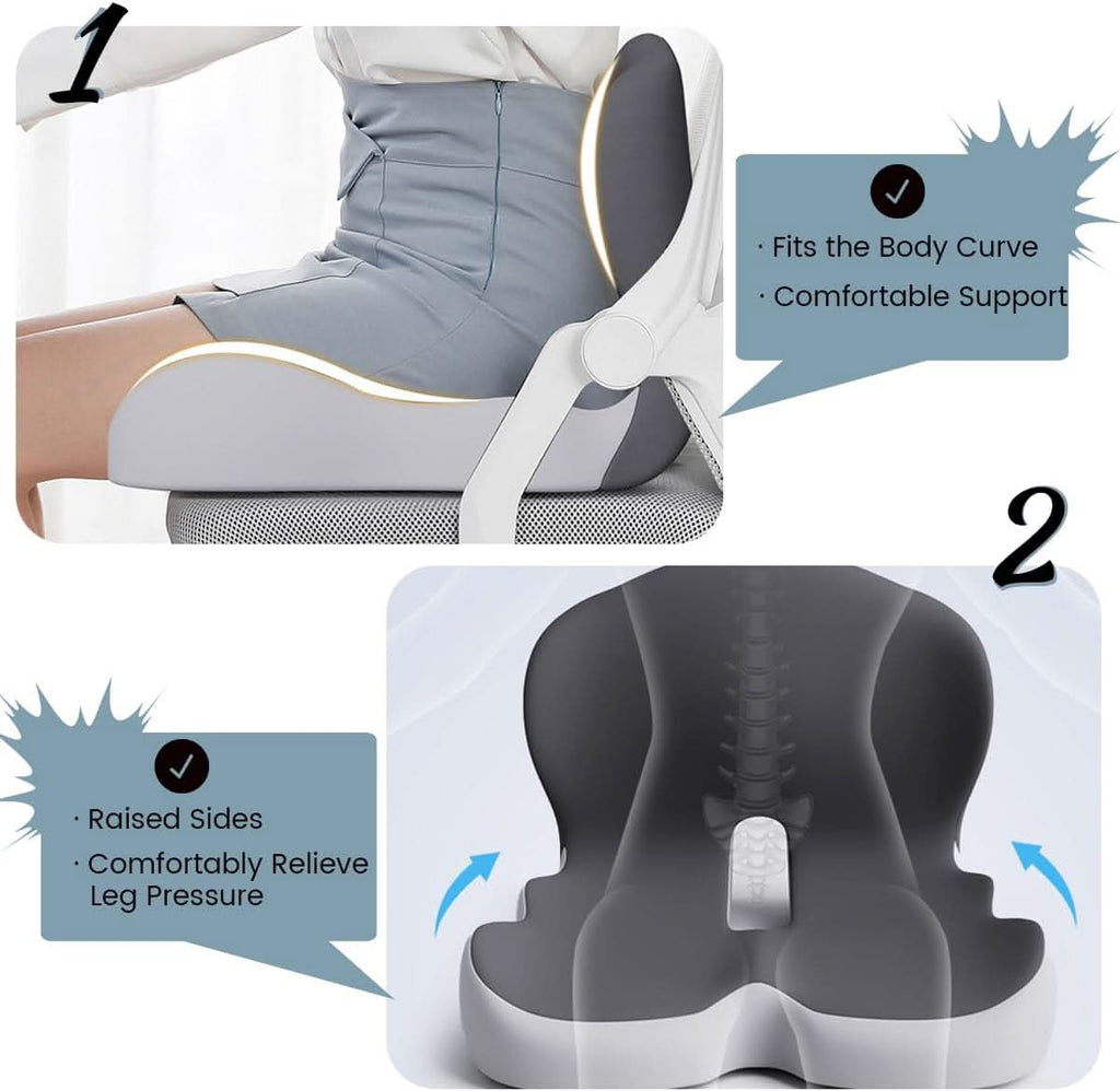 Cuscino per seduta in memory foam BodyForm per comfort quotidiano