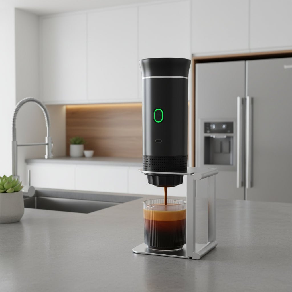 EspressoCraft portátil tres en uno para preparar espresso con alta presión
