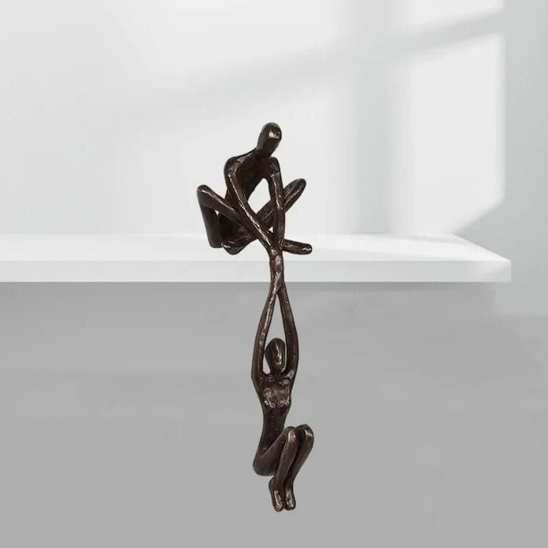 ETERNITY Skulptur Dekorativ Resinfigur Symboliserar Kärlek och Harmoni