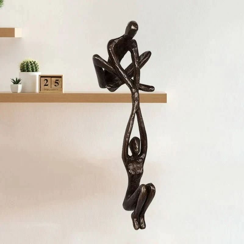 ETERNITY Skulptur Dekorativ Resinfigur Symboliserar Kärlek och Harmoni