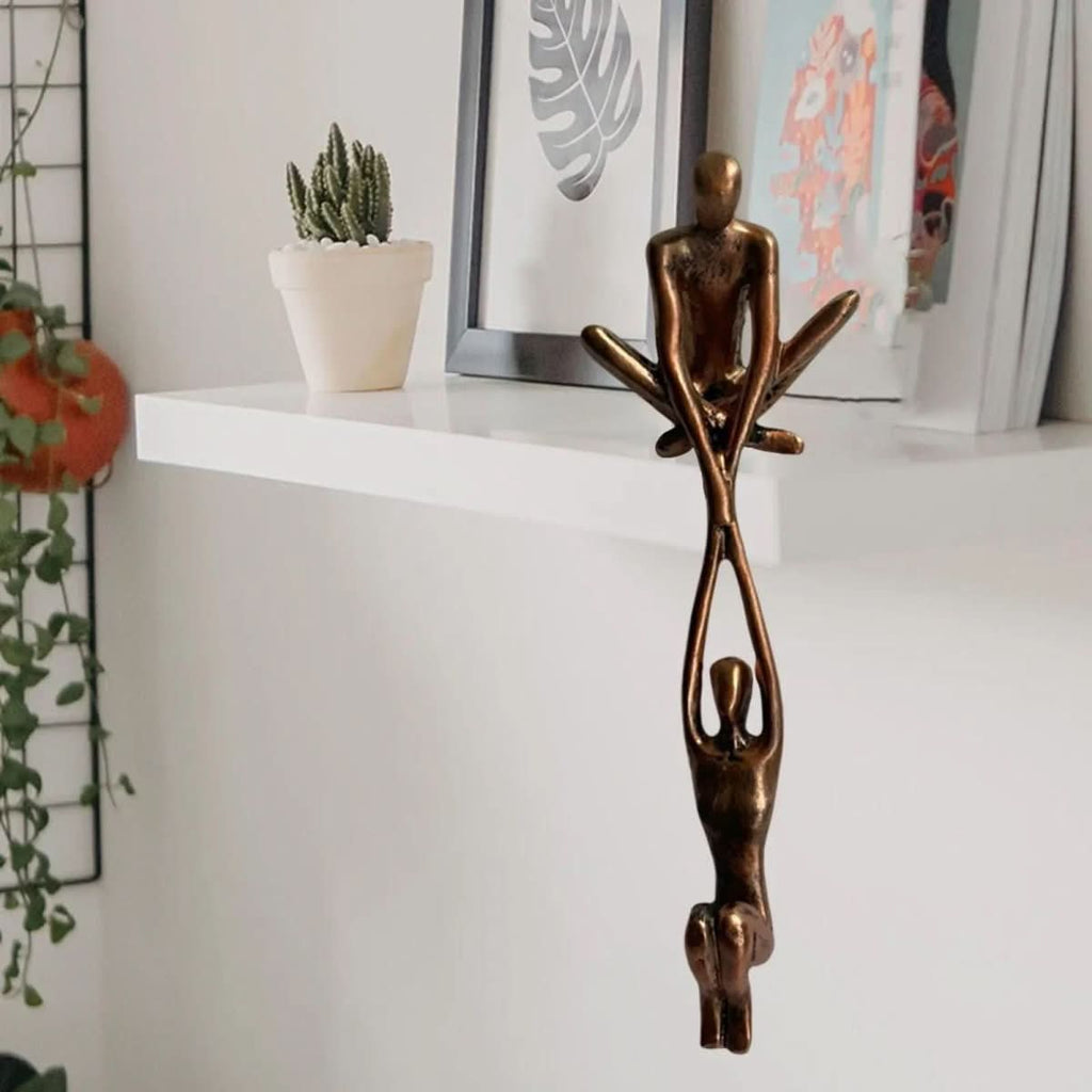 ETERNITY Skulptur Dekorativ Resinfigur Symboliserar Kärlek och Harmoni