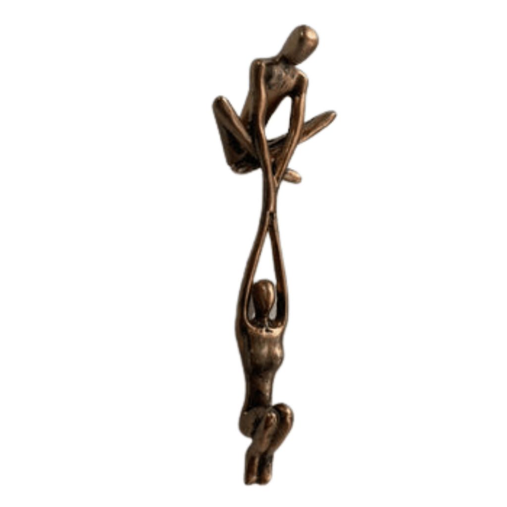 ETERNITY Skulptur Dekorativ Resinfigur Symboliserar Kärlek och Harmoni