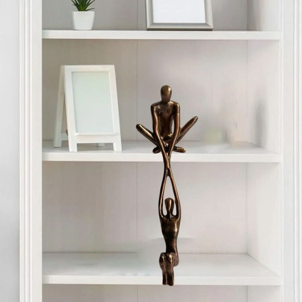 ETERNITY Skulptur Dekorativ Resinfigur Symboliserar Kärlek och Harmoni