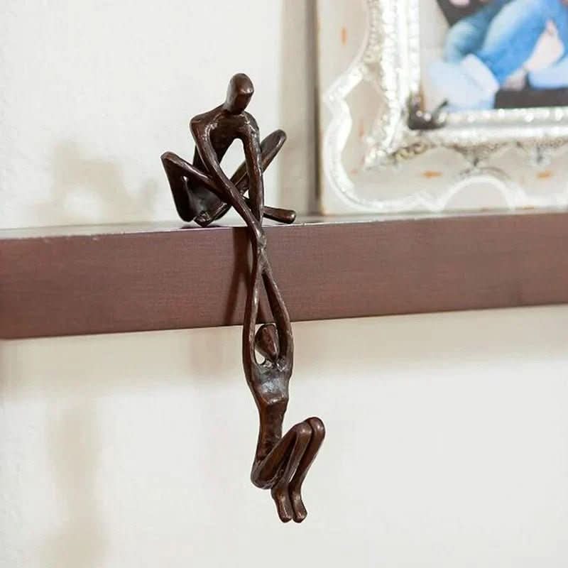 ETERNITY Skulptur Dekorativ Resinfigur Symboliserar Kärlek och Harmoni