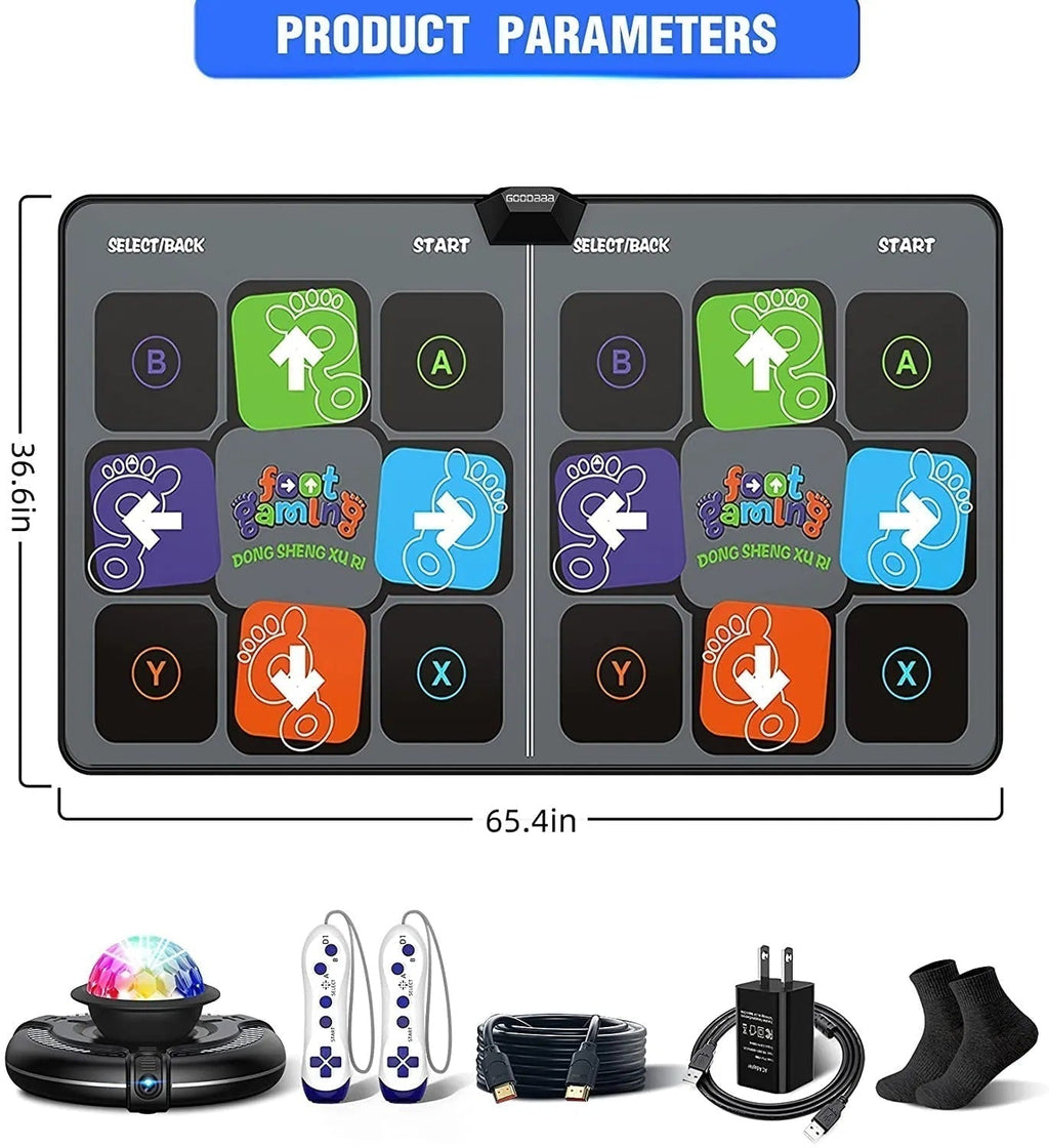 MoveMaster Interactive Dance Mat For Family Fitness And Fun