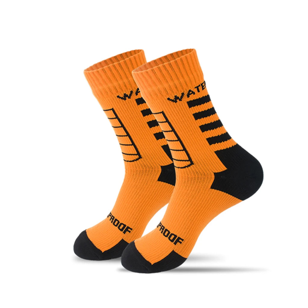 Chaussettes étanches avec membrane respirante à trois couches et doublure en polaire