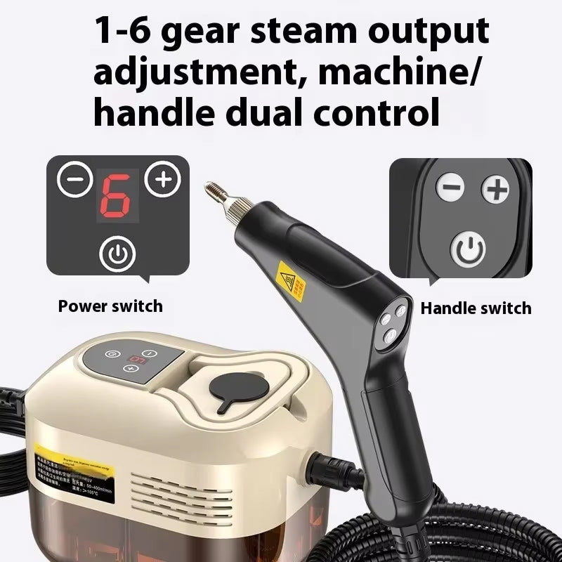 2500W Portable Steam Cleaner For Easy Home Cleaning