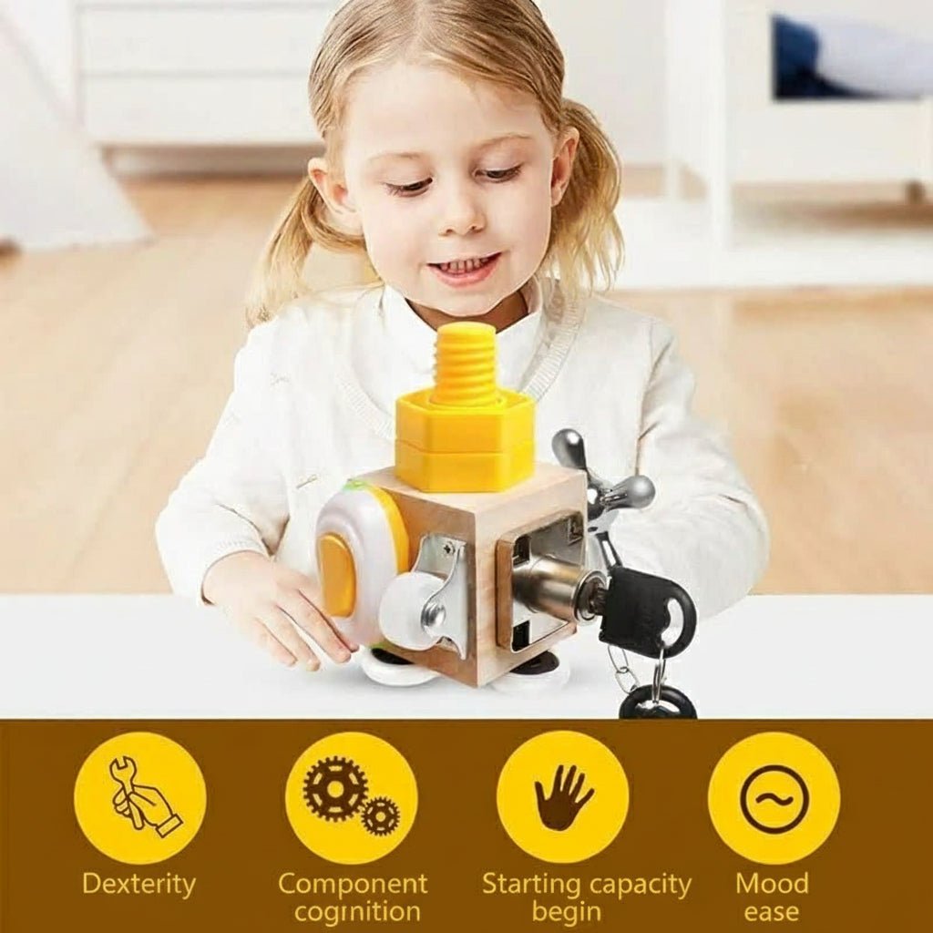 PlayCube Portabelt Lärandekub för Lekfullt Lärande på Resan