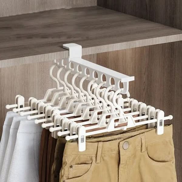 SwiftGlide Pull-Out Rack for Wardrobe Organizers Space-Saving Effortless Organization