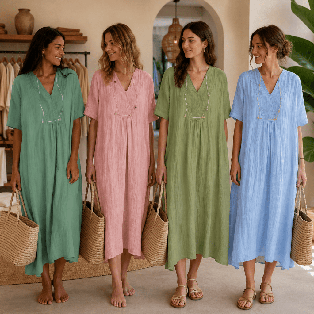 Ariadress Flowing Summer Dress With Light Everyday Comfort