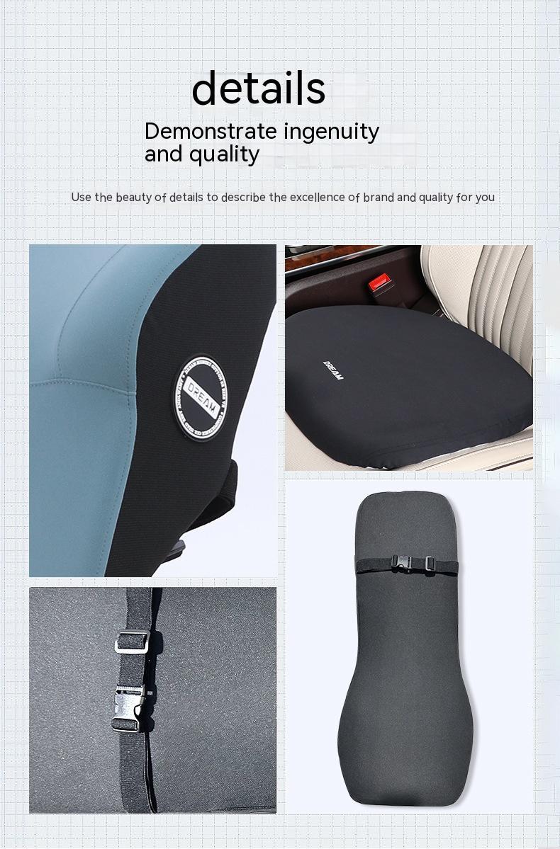 Ergonomische Memory-Schaumauflage für Autositze und Kopfstützen