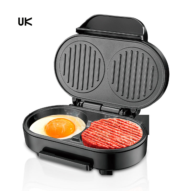 Twin Breakfast Maker With Nonstick Dual Plates 1.2 Kg